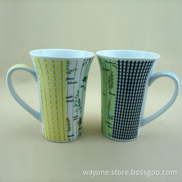 12oz Porcelain Mug, Available in 2 Colors, Measuring Ø8.8 x 12.5cm